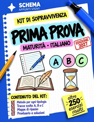 Copertina di SCHEMA Prima prova Maturità 2027